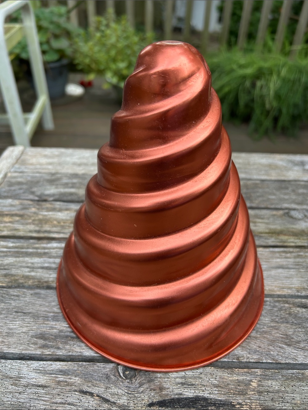 Copper Spiral Bundt Cake Mold
